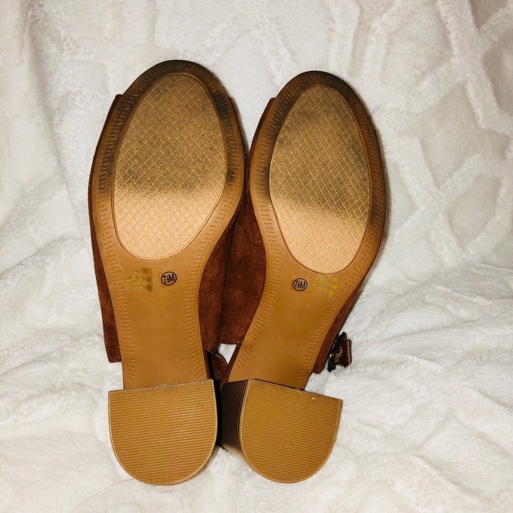 Chinese Laundry open toed brown heel - Picture 6 of 6